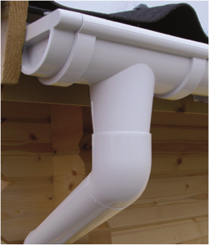 Pavillon 6 Eck Kunststoff Dachrinnensets Typ 250