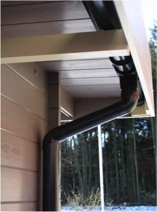 Pavillon 6 Eck Kunststoff Dachrinnensets Typ 250