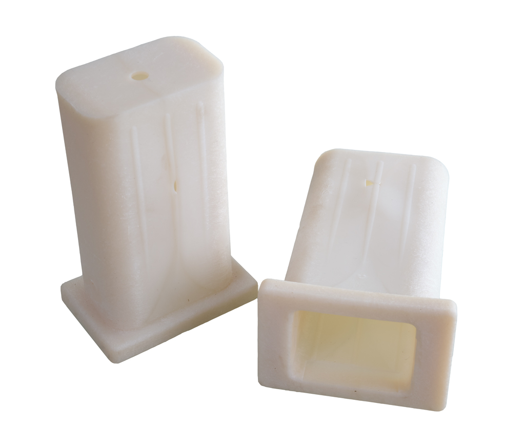 Schalldämm- und Schwingungshülse mit Boden 50 x 30 / 40 x 25 100 mm lang - 2er Pack