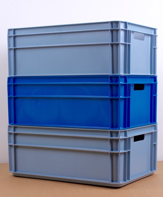 Metakbox Box 40 L Recycling mit gestanztem Griff